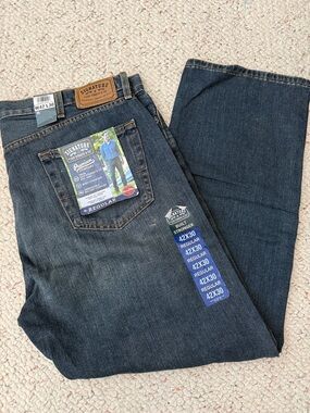 Signature by Levi Strauss Men's Indigo Straight Jeans